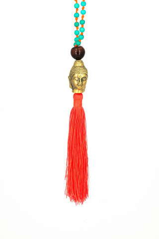 RN Buddha Necklace Gold/Orange